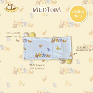 LITTLE WILD LEAF || [Designed in SG] Baby Bamboo Pillow Set with Pillow + Case (A Silly Old Bear & Friends)