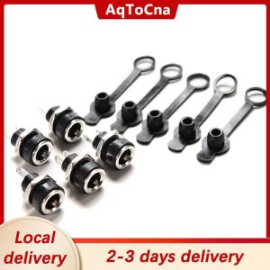 [COD] AqToCna Ship within 24 hours 4MIZdsak 1pc Waterproof 5.5 x2.1mm DC Socket Power Jack Plug Female Mount Connector