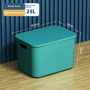 Large Capacity with Lid Storage Box Household Wardrobe Finishing Artifact Space Saving Storage Box