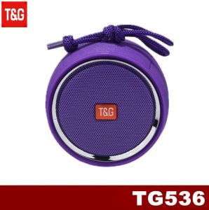 T&G TG-536 Portable Wireless V5.0 TF Card +USB + AUX Line Function Stereo Bass Bluetooth Speaker
