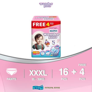 New Item!!! Diapex Wonder Pants Super Jumbo Disposable Baby Diapers Pull Up Pants Bulk Pack (M/L/XL/XXL/XXXL)