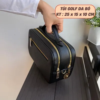 Túi GOLF đeo chéo nam túi GOLF cầm tay da thật cao cấp có dây đeo Clutch GOLF