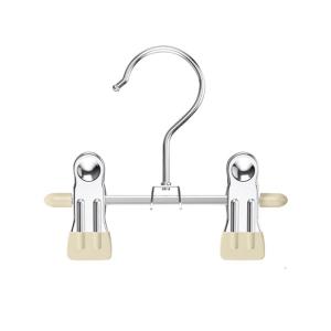 1/2PCS Pants Hangers with Clip/Legging Organizer for Closet Hanging/Stainless Steel Clothespins