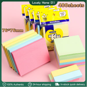 Rice 400Sheets Colored Plain Sticky Notes Stick Note Pad