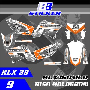 Striping KLX Lama Stiker KLX Lama KLX 150 SPAKBOR BELAKANG PENDEK  Klx 39
