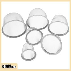 [Hilldora] ที่กรองชาแบบตาข่ายทำจากสเตนเลสใช้ซ้ำได้เครื่องกรองชา