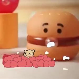 Squishy Toys Bubble Blowing Burger Squeeze Toy Cute Food Plastic For Fidget Stress Relief And Christmas Decorations And Gift for Girls