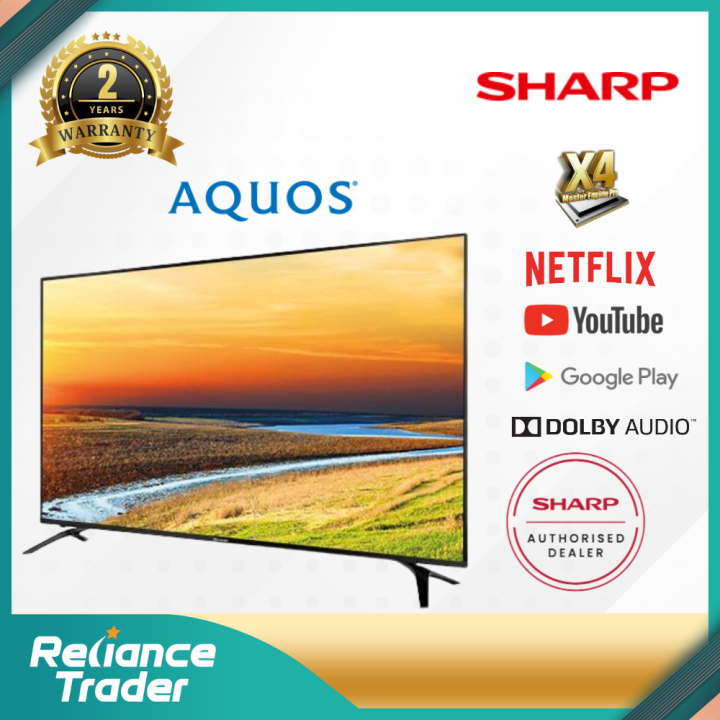 Sharp AQUOS 70 Inch 4K UHD Android TV 4TC70BK1X Lazada