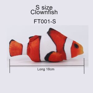 Pet Cat Toy Fish Shape Chewing Toy Simulation Stuffed Fish with Catnip Pet Interactive Toy for Cats Kitten