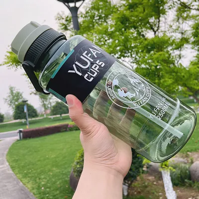 1100/1500/2000/3000ml Leak-proof Sports Water Bottle Portable Large Capacity Food-Grade Water Bottle