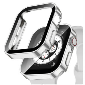 【✅SG SELLER🔥】RICHMENT For APPLE Watch ultra 2 49mm Full Coverage Tempered Glass Screen Protector Film + PC Case Full Protective Cover Case For Apple Watch Ultra 2 49mm APPLE WATCH SE 40MM 44MM WATCH SERIES 41MM 45MM(SG Local Seller)