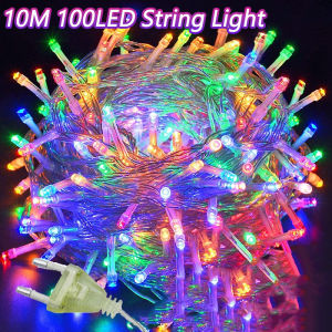 🔥SG Stock🔥NEW Upgrade String Lights 10M 100LED Fairy Lights HARI RAYA Decoration Light IP44 Outdoor Waterproof Lamp