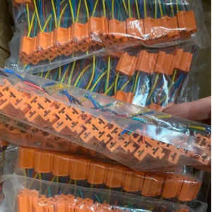 Giắc cắm rơ le 5 chân kèm rơ le 4 chân to màu cam lõi đông chất lượng cao (1 chiếc)