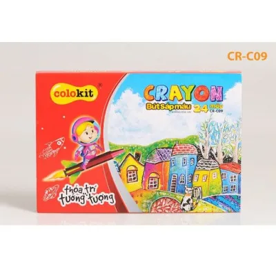 Bút sáp màu Colokit CR-C09 24 màu / CR-C08 16 màu / CR-C07 10 màu