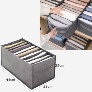 Siêu rẻ - Hộp đựng quần áo đồ lót 9 ngăn tiện dụng hộp vải đựng đồ 9 ngăn đựng đồ lót vớ giá rẻ không nắp hộp chứa đồ tủ quần áo