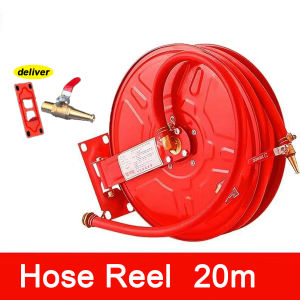 20/25/30M Fire Hose Reel Self Rescue Equipment Thickened Pressure Resistant Not Easy To Leak Water