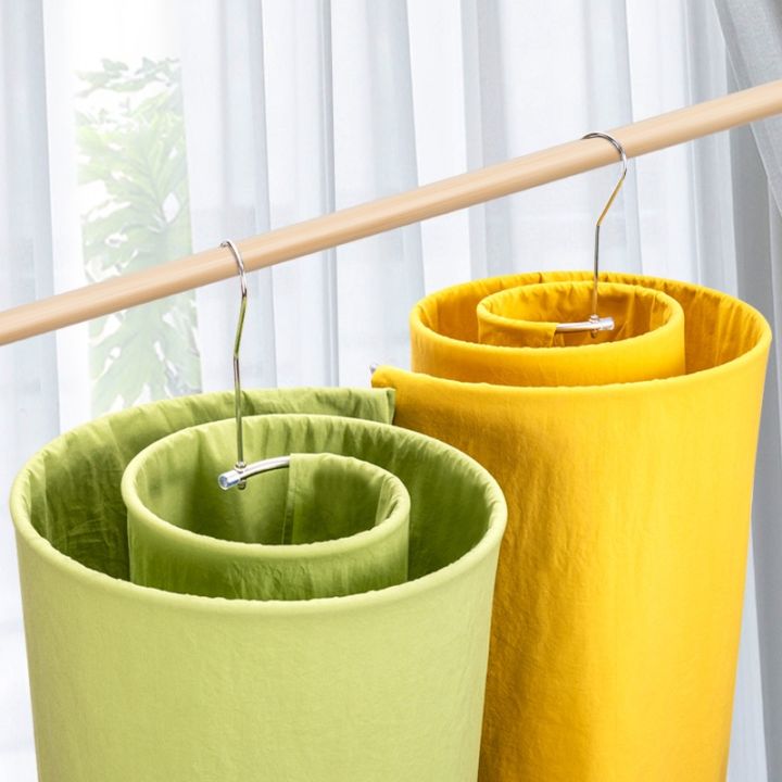 Drying Rack Round Spiral Quilt Sheets Hanger Folding Laundry Rack for ...