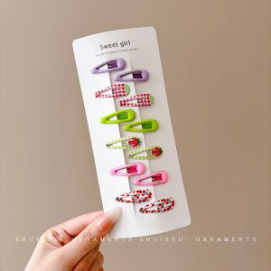 【VanHariacc】12 ชิ้น/เซ็ตสีสัน Star กิ๊บติดผมสําหรับเด็กแฟชั่นเกาหลีน่ารัก Y2K สไตล์ Hairpins เครื่องประดับผม