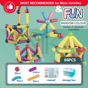 Mums K Magnetic Sticks 3D Building Rods Set DIY Blocks Construction Early Learning Educational Toy For Children Boy Girl Gift
