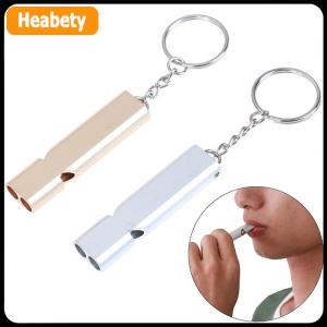 【2-3 ngày giao hàng】 Hợp kim nhôm khẩn cấp Survival còi cắm trại ngoài trời Đi Bộ Đường Dài công cụ W Keychain