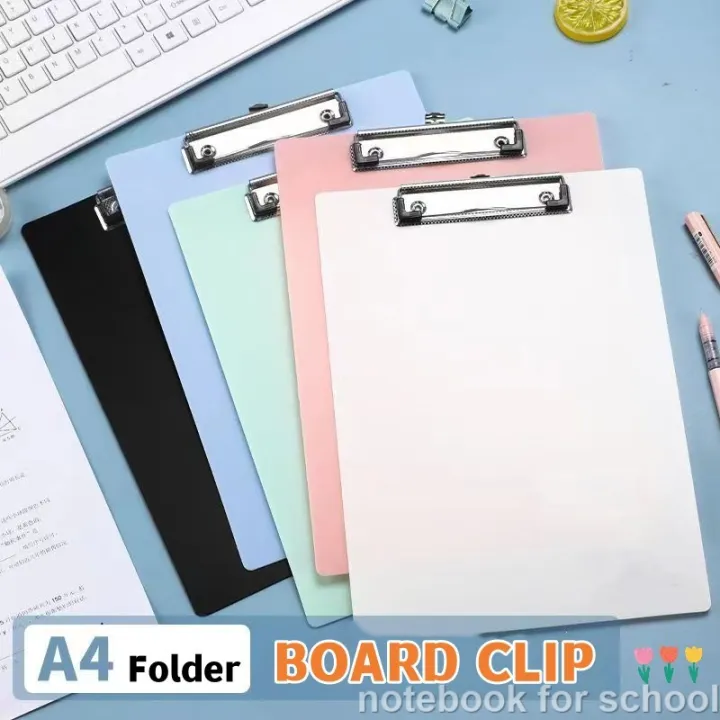 Paper Click Board A4 Clip Board Writing Pad Hard Board Long Clip Pad File Paper Folder ...