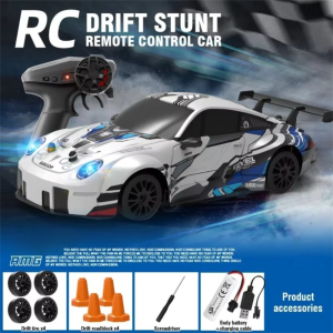 MECOME ขับเคลื่อนสี่ล้อ รถดริฟต์ RC 911 วิทยุ 2.4G 1:26 รถแข่งควบคุมระยะไกล สร้างสรรค์ พร้อมไฟ LED ของเล่นโมเดลยานพาหนะ สำหรับของขวัญเด็ก