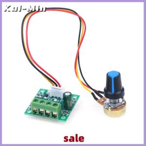 Kui-Min Adjustable Driver Board DC Motor Speed Controller PWM 1803BK 1.8V 3V 5V 6V 12V 2A Low Voltage Speed Regulator Control Module