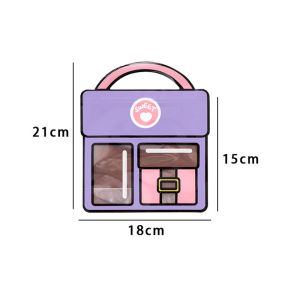 5 Pcs Candy Bag with Zipper Cartoon Packbag Packaging Bags Birthday Bag Portable Ziplock Bag Childrens Day Gift Packaging