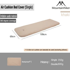 SG MOUNTAINHIKER Outdoor camping inflatable mattress double sponge self-inflating sleeping pad cheese air cushion comfortable bed