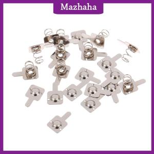 Mazhaha 10pair Replacement Metal Batteries Spring Contact Plate For AAA Batterie