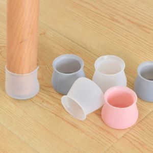 4pcs Silent Thickened Silicone Chair Leg Cover Sarung Kaki Meja Dan Kerusi Silikon Penutup Pelindu [In Stock]
