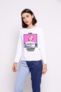 ELLIPSES.INC Tumblr Tee / T-Shirt / Kaos Wanita Lengan Panjang Pretend Trend