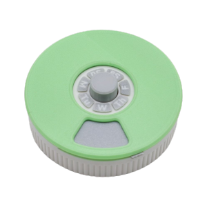 SUNNY BAR Grid Design Pressing Rotating Medicine Box 3D Printed Pill Dispenser Daily Pill Box Medicine Container Holder Compact 7-Day Pill Organizer Vitamins  Supplements