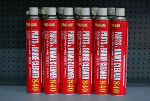 JIP598 PARTS & BRAKE CLEANER 840 กระป๋องแดง สเปรย์ทำความสะอาด คราบต่างๆตามเครื่องยนต์ เบรค จานเบรค อุปกรณ์ต่างๆที่มีคราบน้ำมันหลากหลายชนิด ใช้ได้นาน ของแท้