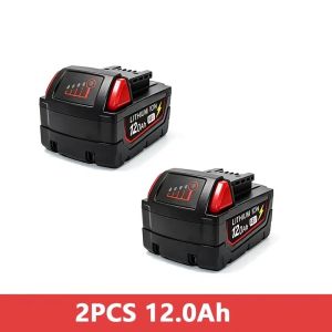 100% for Milwaukee 18V Battery M18 Battery M18B6 12.0Ah Charger for Milwaukee 48-11-1860 48-11-1850 1840 Tool Lithium Battery