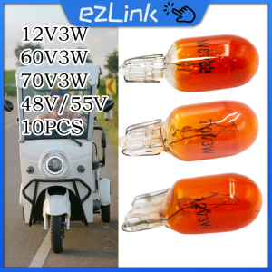 10Pcs 12-70v Signal Light Bulb Ebike Peanut Bulb Taillight Bulb For Ebike