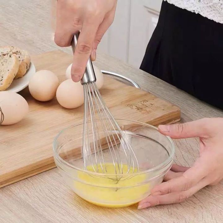 Whisk Pengocok Telur stainless steel Adonan Mixer Sederhana