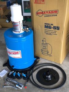ถังอัดจารบีใช้ลม ขนาด 20 ลิตร Air Power Lubricant Pump ยี่ห้อ Hobayashi รุ่น MG-55
