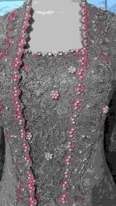 Set Kebaya Wisuda Kebaya Kutubaru Nude & Longtorso Rok Lilit Murah