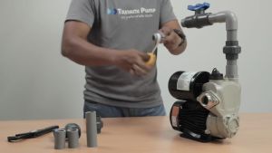 RHEKEN JLSm60-C200A/ JLSm60-C400A Automatic Hot & Cold Self Priming Pump Similar Tsunami JLMC400A Pump rumah