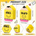 2 Pcs Pencil Shaped Holder Sharp and Dull Holder Wooden Dispenser Pencil Storage Organizer for Back to School Teachers Classroom Management Organization(Cute). 