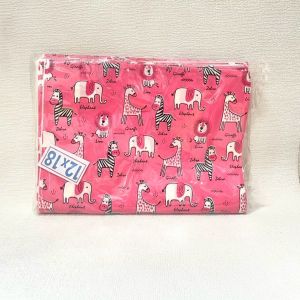 ถุงแฟชั่น ถุงหิ้ว ถุงบูติก ถุงพิมพ์ลายสวยๆ ลายน่ารักๆ  Zoo ชมพู แพ็ค  800 กรัม มีหลากหลายสี