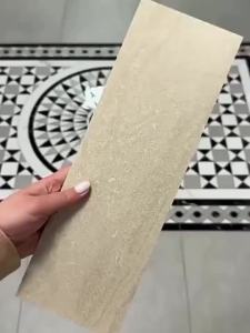 【Free Delivery】Bathroom Cabinet Set with Travertine Pattern Seamless Integrated Quartz Stone Slab Basin (Single/Double Basin Option)