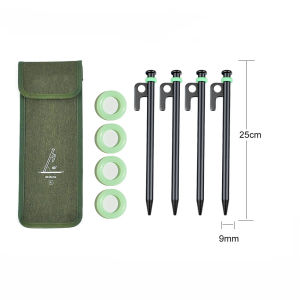 Stainless Steel Ground Nails Outdoor Tent Fixing Bold And Lengthened Canopy Ding Windproof Camping tent peg kit