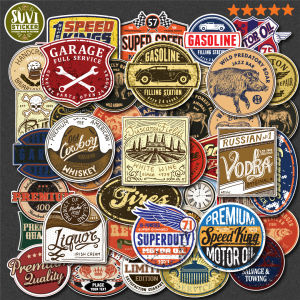 Sticker Vintage Label chống nước dán laptop điện thoại đàn guitar mũ bảo hiểm. MSP: SV34