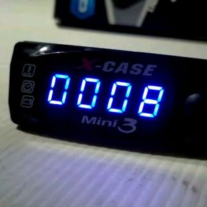 Voltmeter Digital 3in1 Suhu Dan Jam Untuk Motor dan Mobil