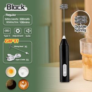 Limited-Time Offer - USB Rechargeable Milk Frother 3-Speed for Coffee Matcha Kitchen PAZU