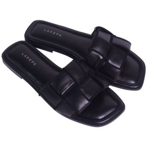 Lapepa Nova Sandal Selop Wanita Sendal Slop Cewek Anyam Teplek