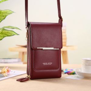 iFASHION 1370 Women Touch Screen Korean Large Capacity Sling Mobile Phone Wallet Bag Wanita Beg Silang Bimbit Telefon