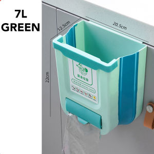 Foldable Hanging Trash Bin Collapsible Creative Dustbin Space Saving Rubbish Bins